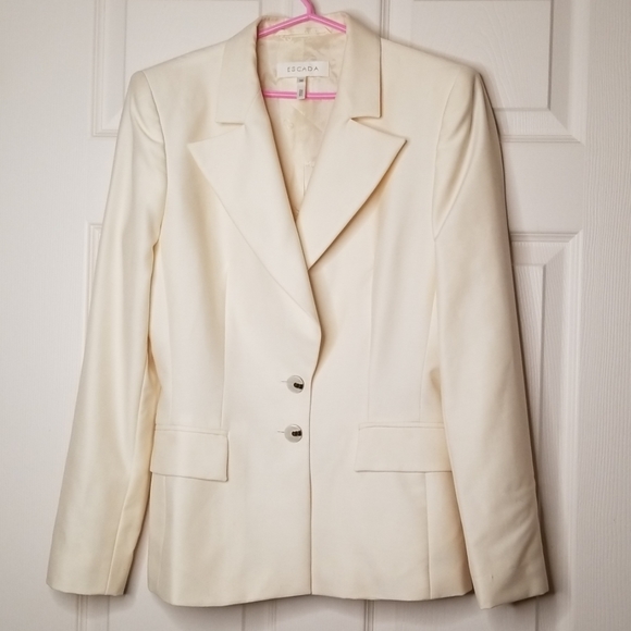 Escada Jackets & Blazers - Escada wool silk and mohair blazer